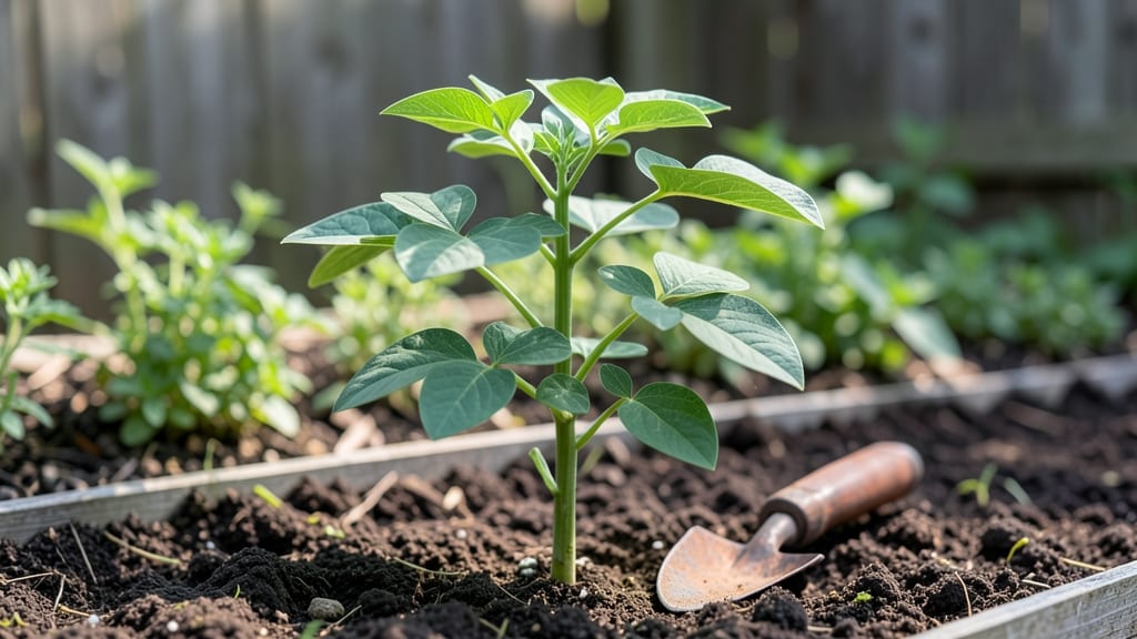 Bush Bean Seedlings: Precision Pruning for Bushier Vines