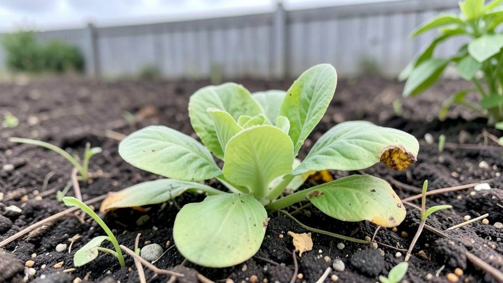 Lettuce Seedling Identification: Distinguish True Leaves From Bug Damage at First Glance