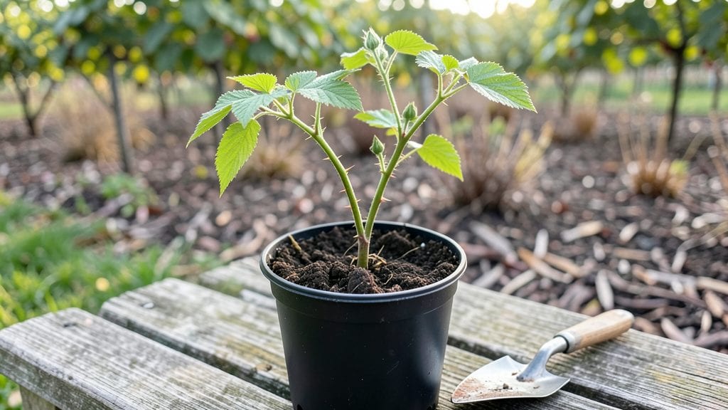 Raspberry Bush Seedlings: Precision Trimming for Year-Round Fruit Bounty