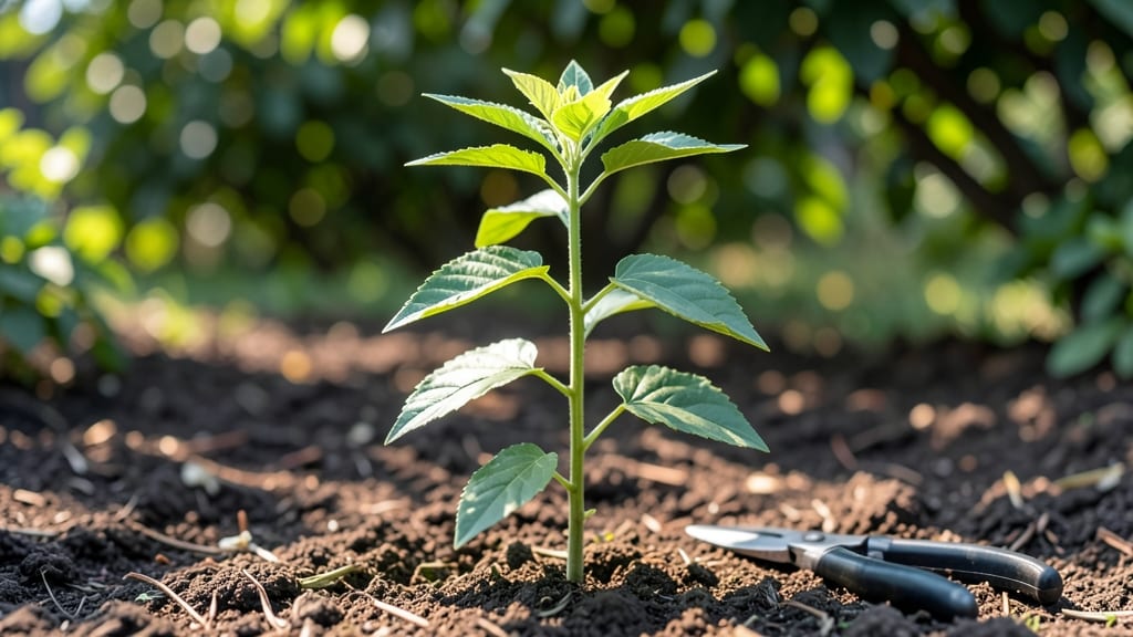 Roselle Hibiscus Seedling: From Tiny Sprout to Pest-Repelling Powerhouse
