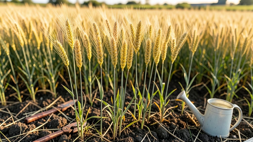 Wheatgrass Seed Heads: Fluffy Pollen-Rich Harvest in 3 Weeks